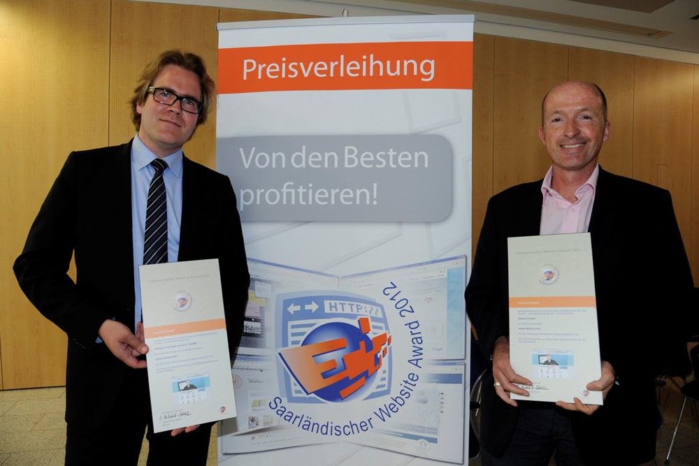 Blogbeitrag ibelsa-Internetseite beim Saarländischen Website Award 2012 mit Bronze ausgezeichnet