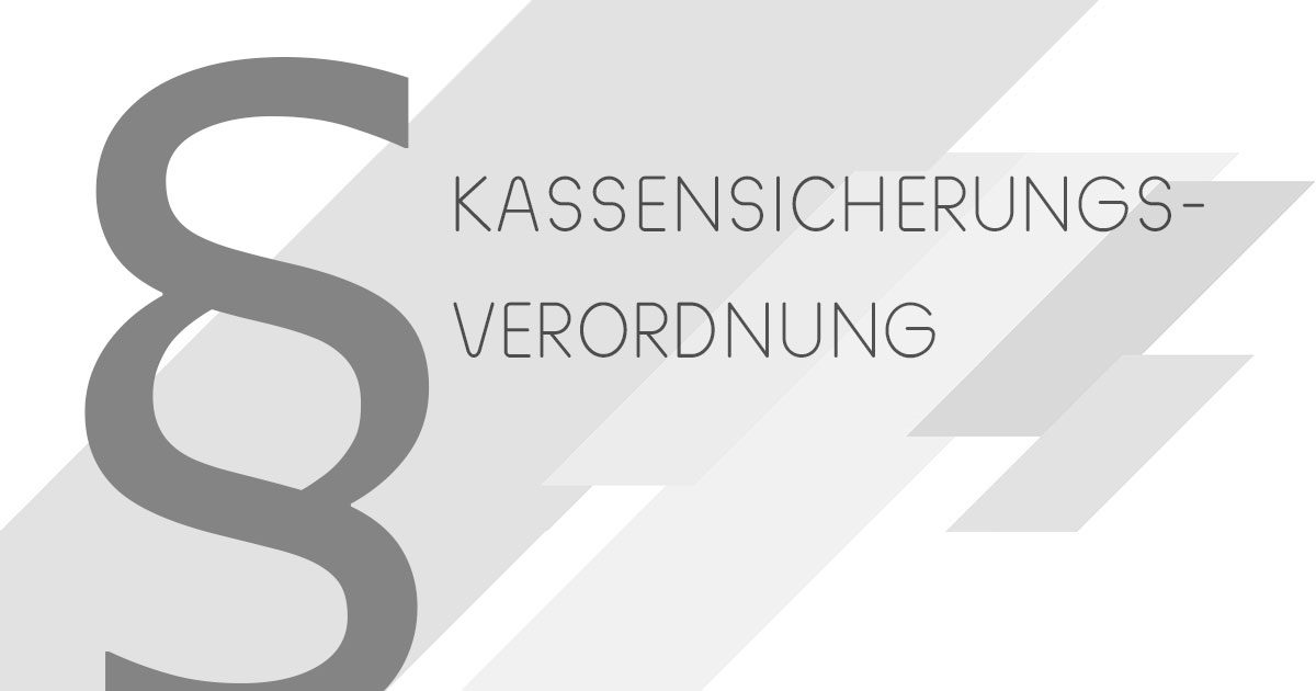 Kassensicherungsverordnung – KassenSichV – Cloud TSE