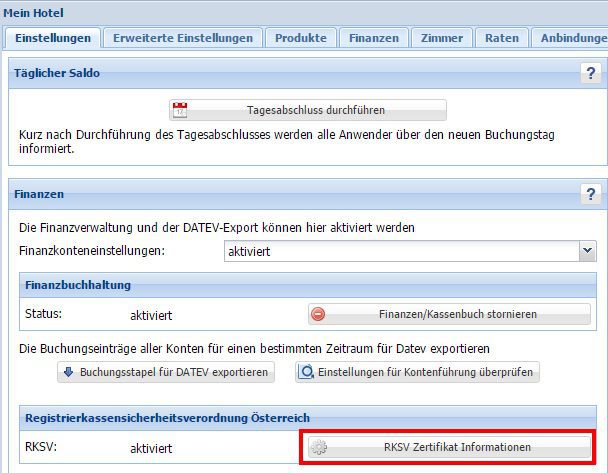 ibelsa Hotelsoftware FAQ RKSV Zertifizierung Österreich