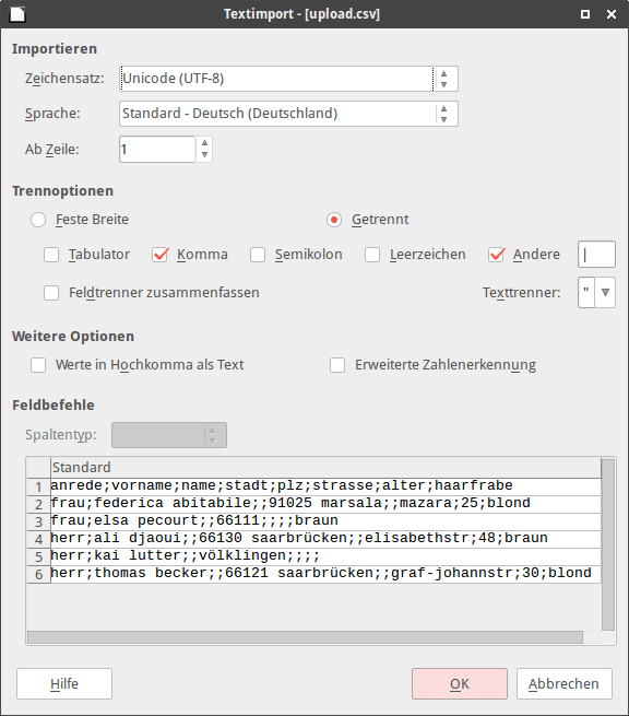 ibelsa Hotelsoftware FAQ Öffnen einer CSV Datei