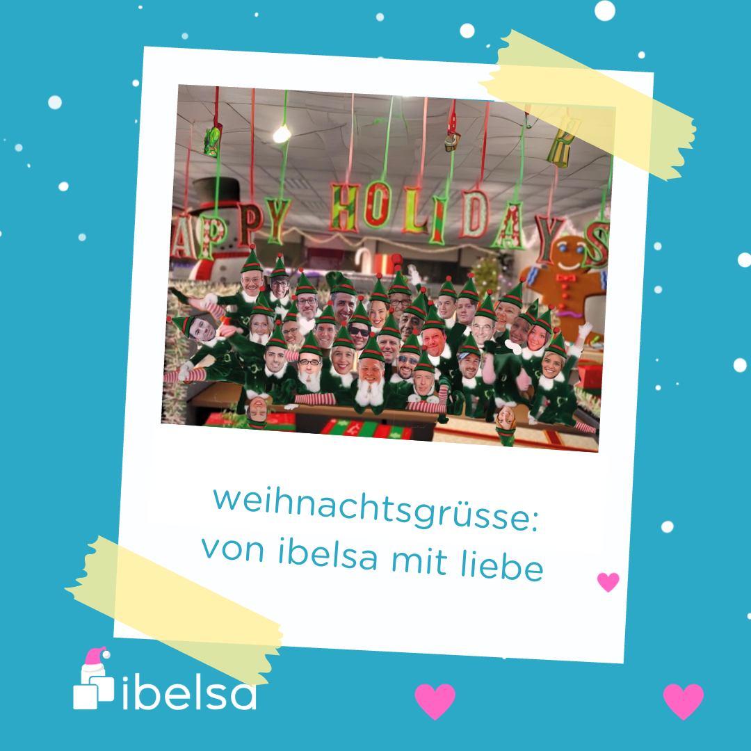 Weihnachtsgrüße vom ganzen ibelsa Team!