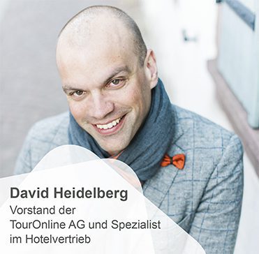 Drei Fragen an David Heidelberg, Vorstand der TourOnline AG und Spezialist im Hotelvertrieb