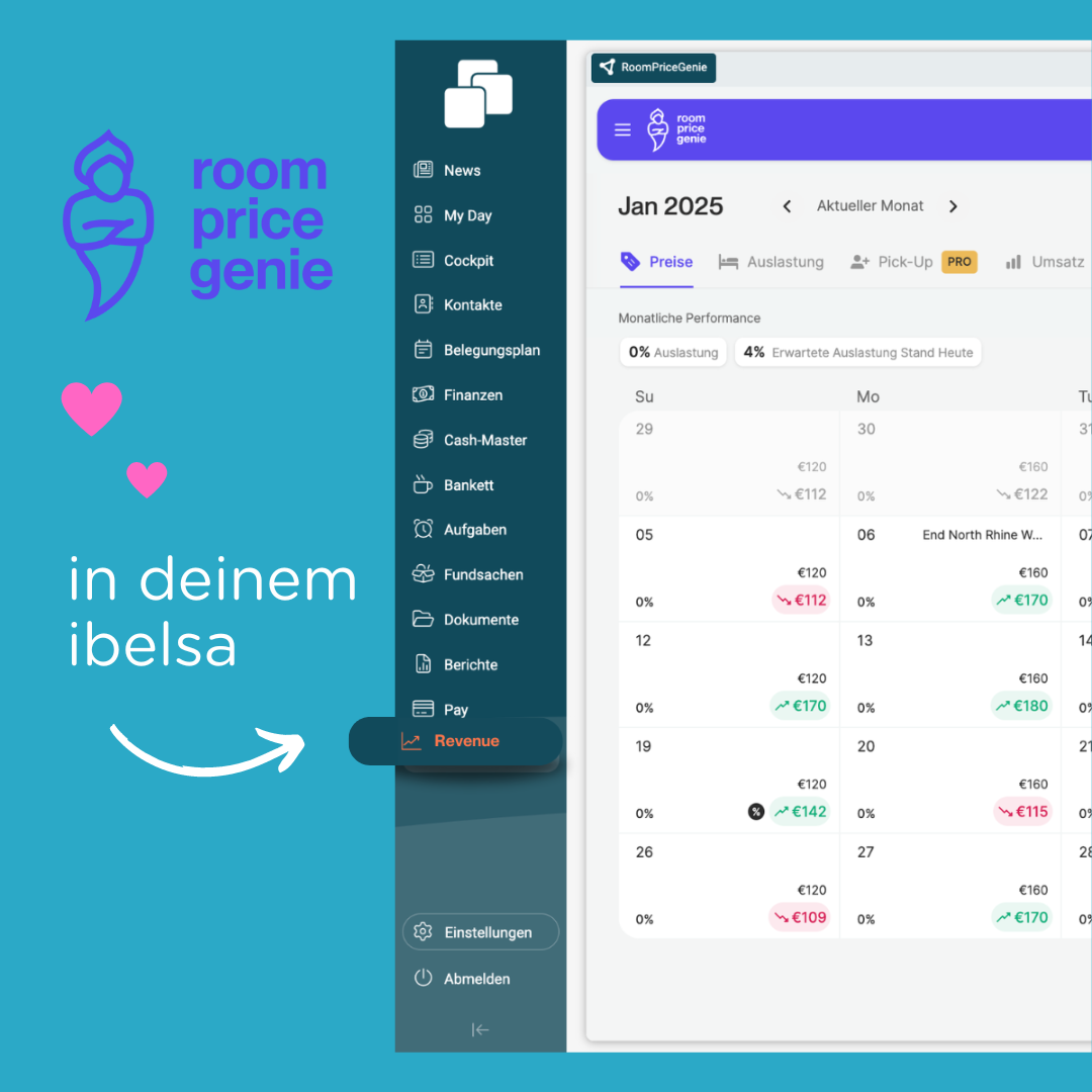 ibelsa hat jetzt einen eigenen Revenue Reiter! ????